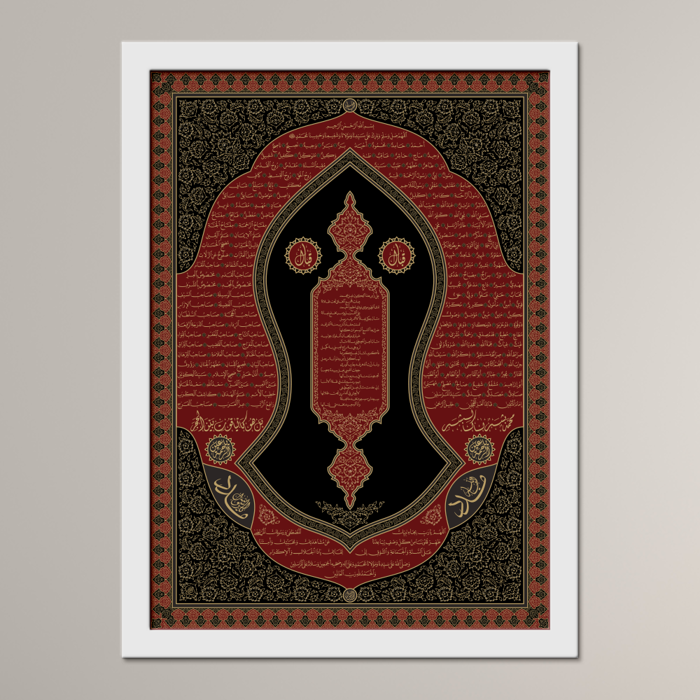 The Blessed Names and Sandal of the Prophet ﷺ