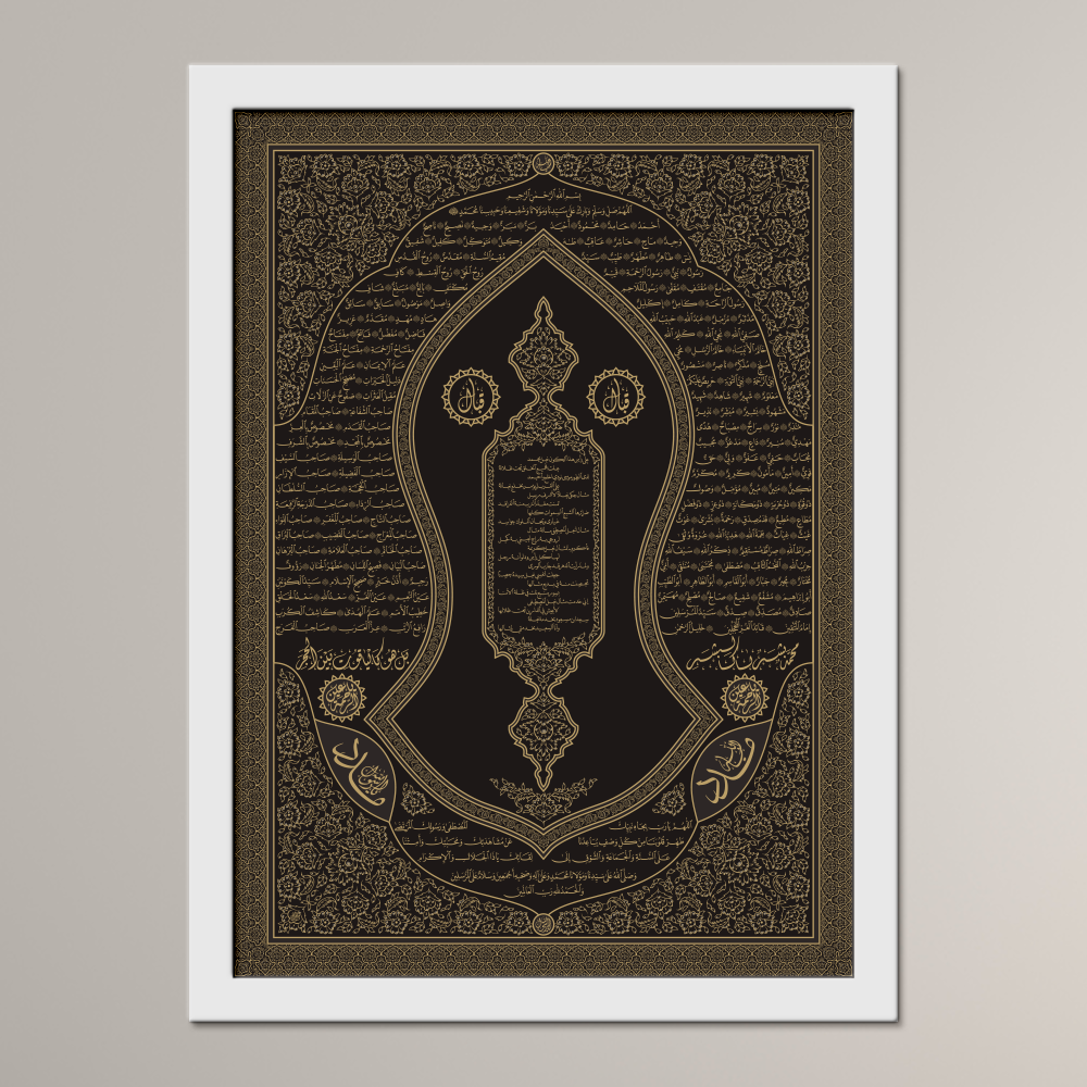 The Blessed Names and Sandal of the Prophet ﷺ