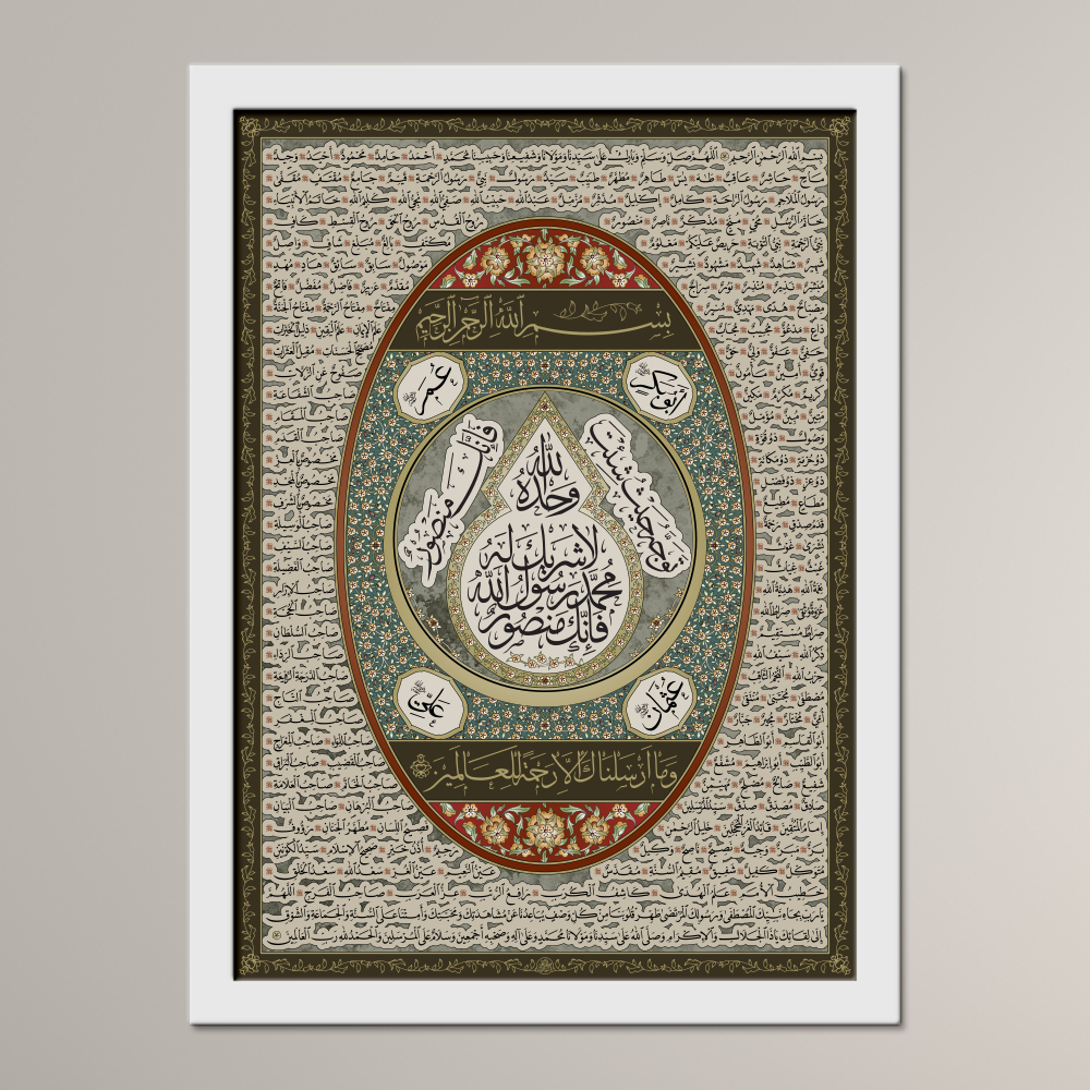 The Blessed Names and Seal of the Prophet ﷺ